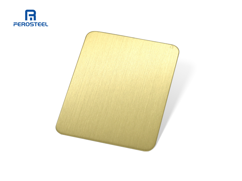 gold color stainless steel sheet