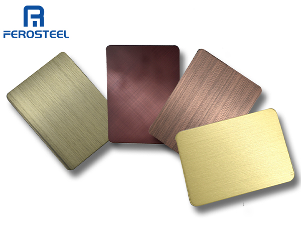 Características de la hoja de acero inoxidable de bronce.