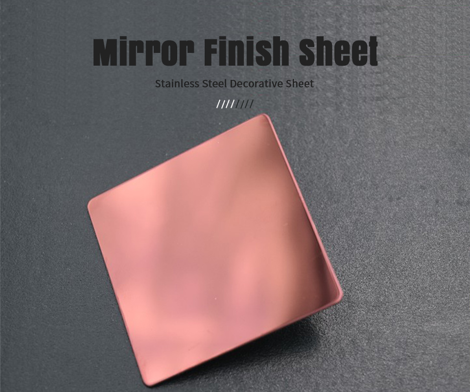gold mirror stainless steel