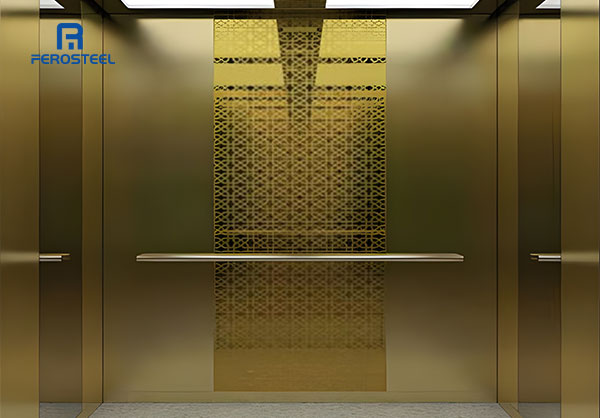Explorando los acabados interiores de los ascensores: el atractivo de las láminas de acero inoxidable
