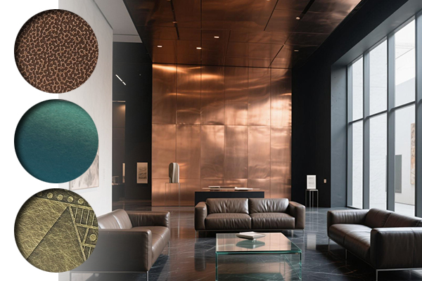 Aged Copper Patina Sheets & Antique Copper Stainless Steel Sheets: Product Overview