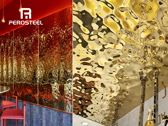 Water ripple finish