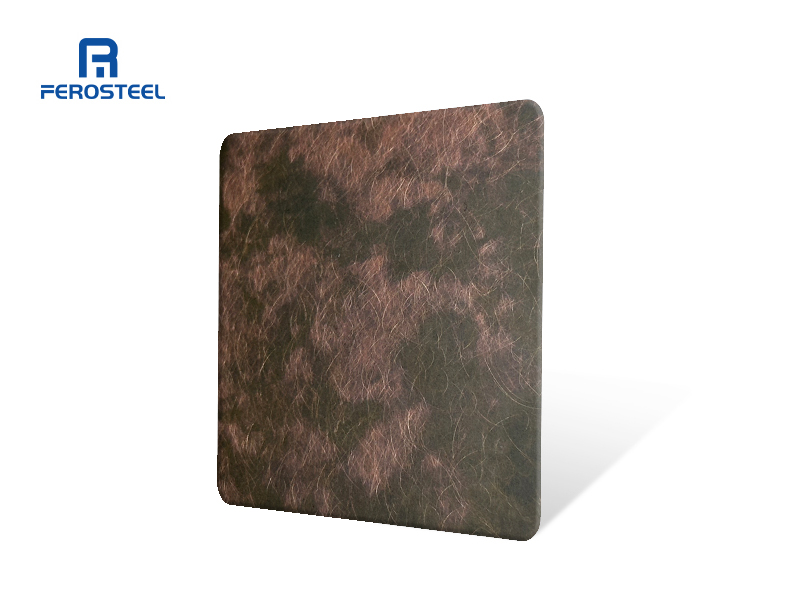 Custom Antique Bronze Stainless Steel Sheets for Architectural & Decorative Use | FRT-5024