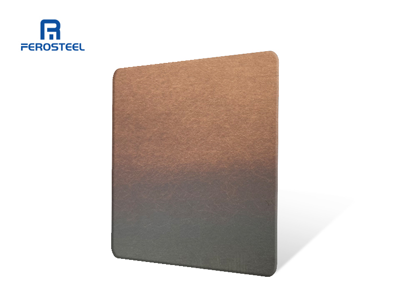 Brushed Antique Stainless Steel Sheets – Stylish Finish for Contemporary Spaces | FRT-5052