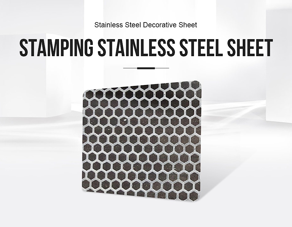 Hexagonal Perforated Stainless Steel Sheet