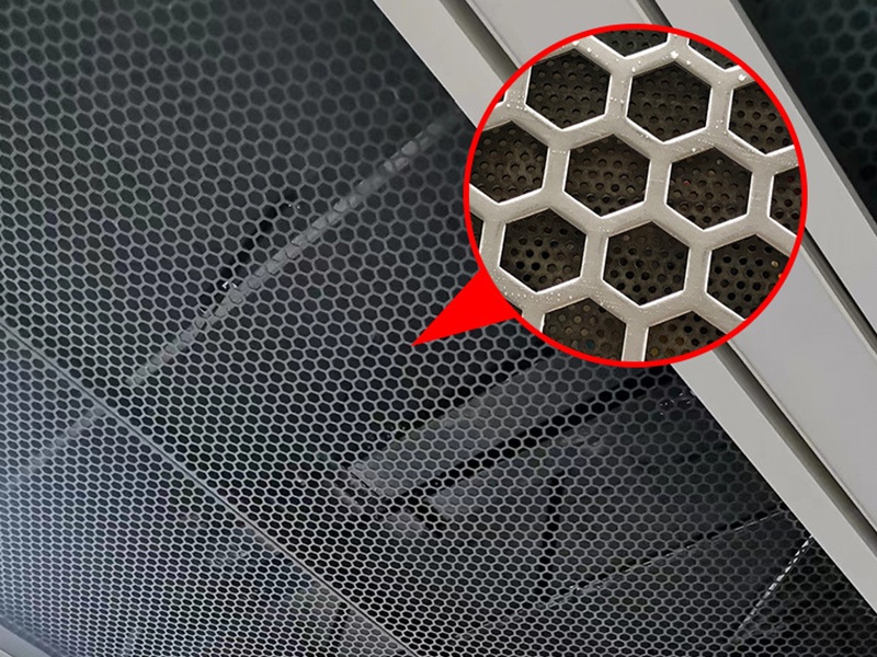 Hexagonal Perforated Stainless Steel Sheet