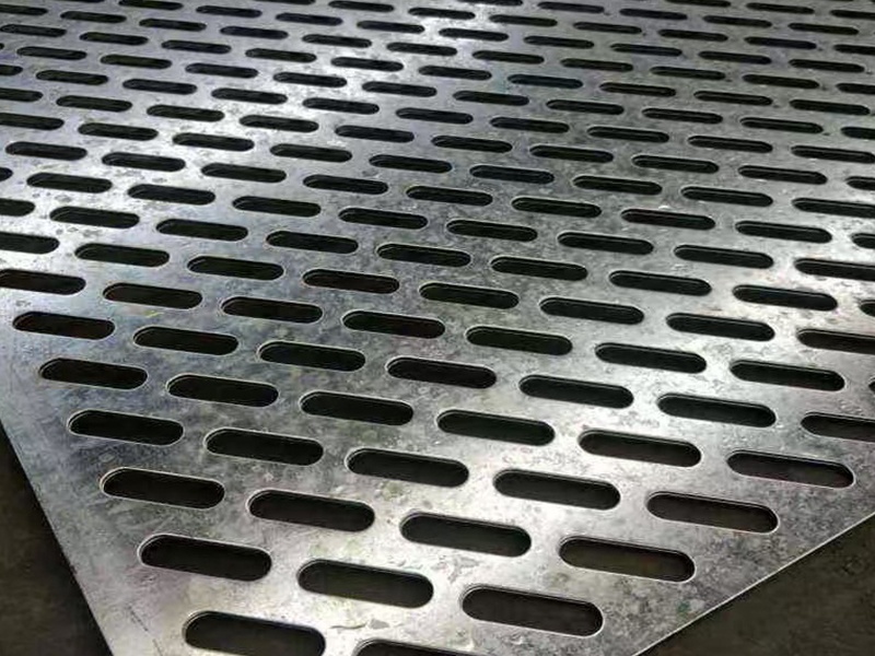 slot hole stainless steel facade
