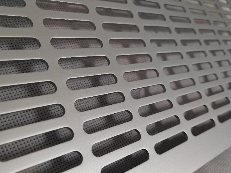 slotted hole perforated stainless steel