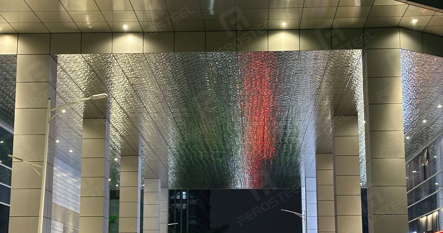water ripple stainless steel sheets