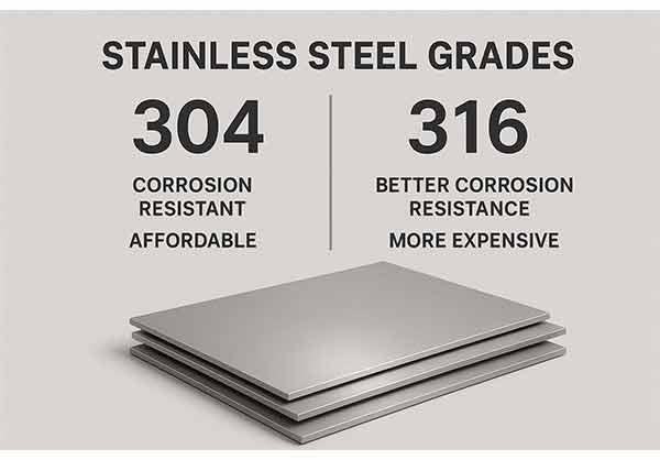 Stainless Steel 304 vs 316: Which Grade is Better and When to Use Them?