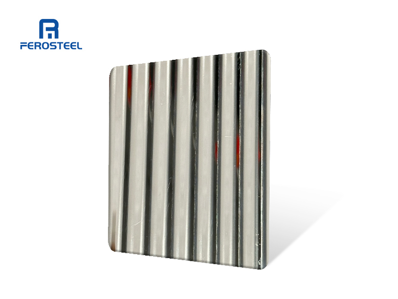 SS 304 Stainless Steel Corrugated Sheet – Durable, Decorative & Anti-Corrosion Roofing and Wall Panel