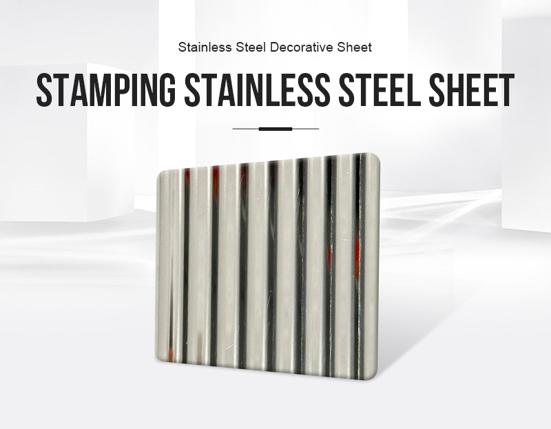 Stainless steel corrugated sheet
