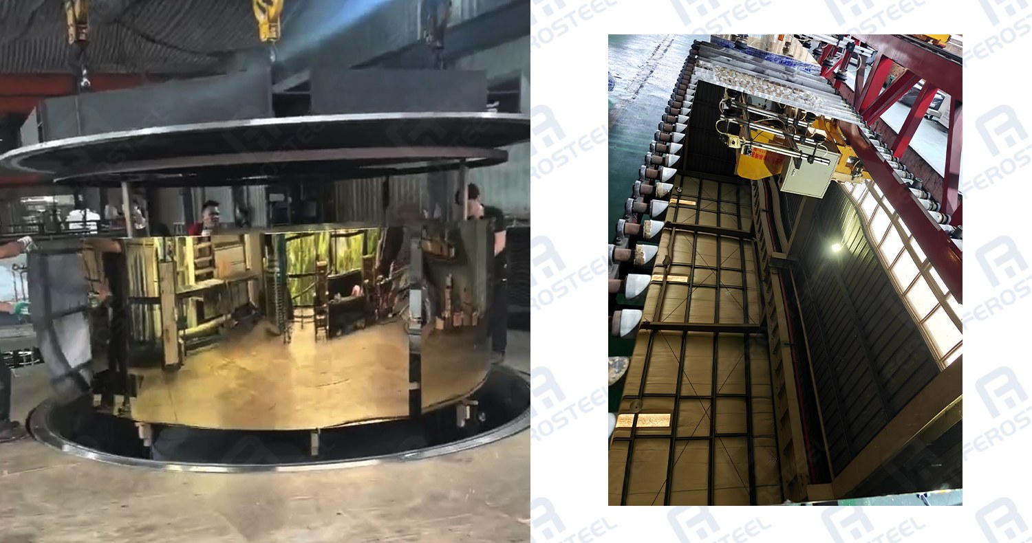 Gold mirror stainless steel