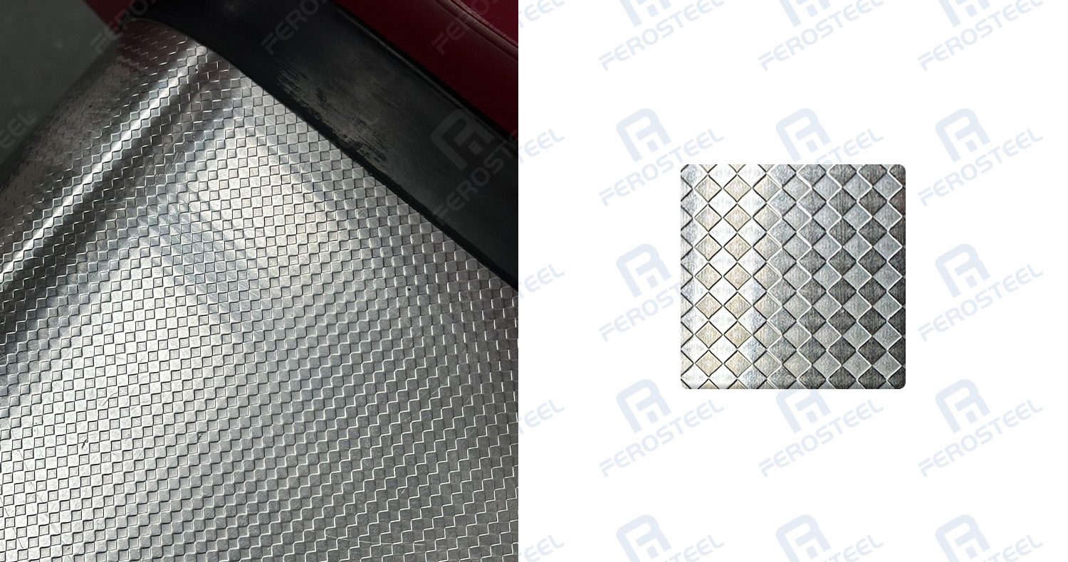 embossed stainless steel sheets