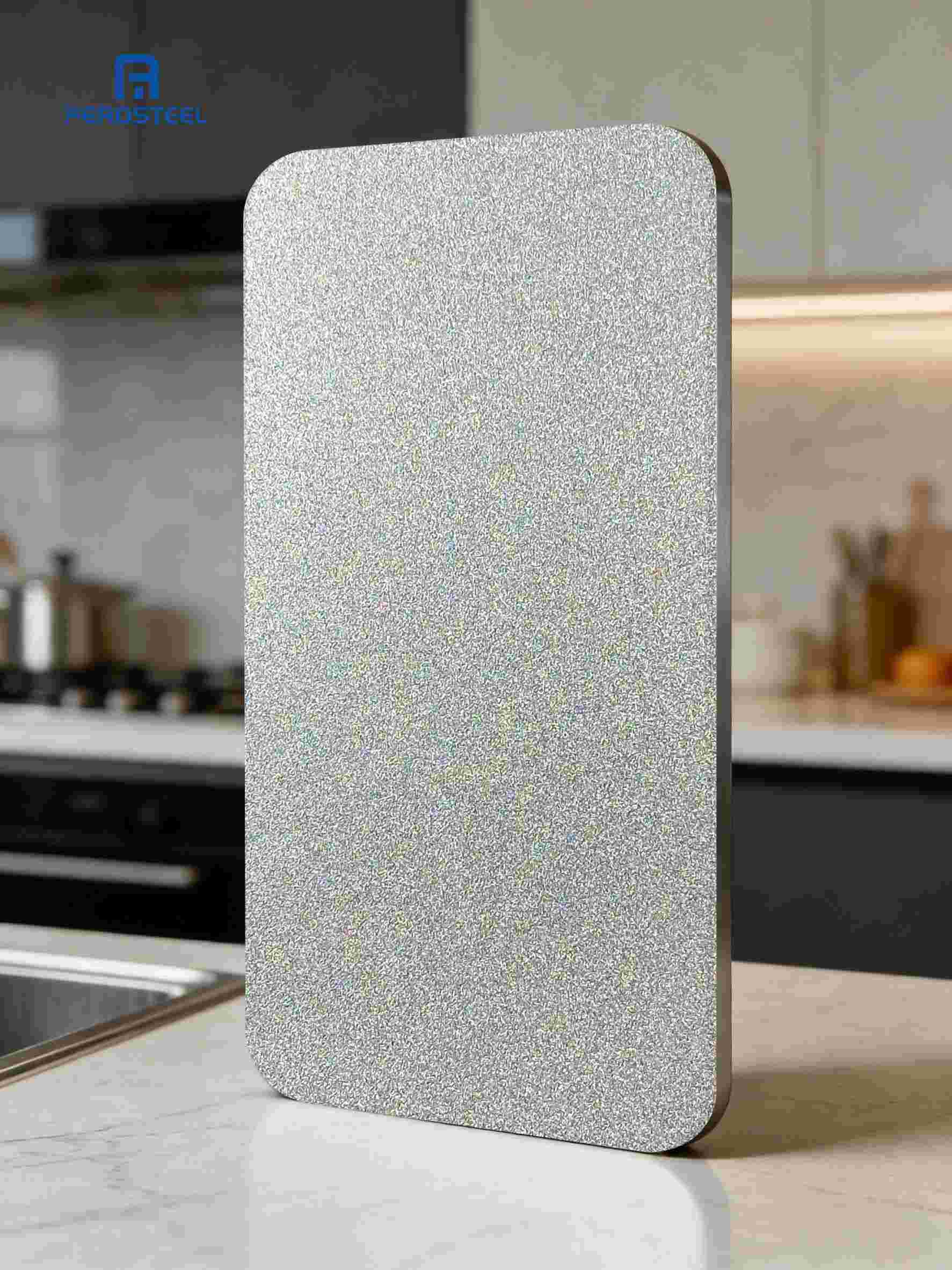 anti-fingerprint stainless steel countertop