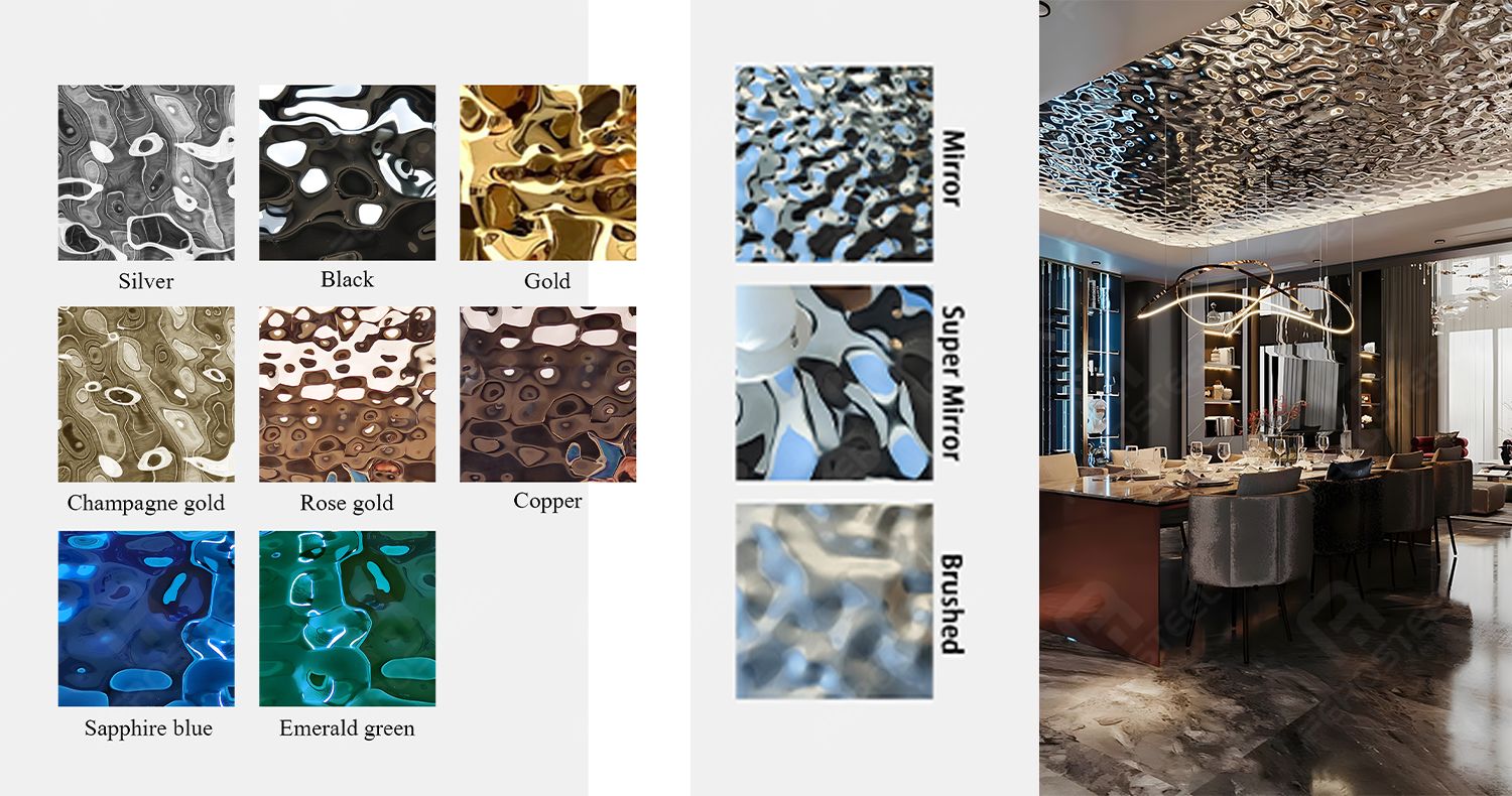 Water Ripple Stainless Steel Sheets