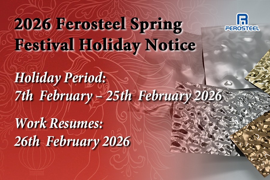 Ferosteel 2026 Spring Festival Holiday Notice