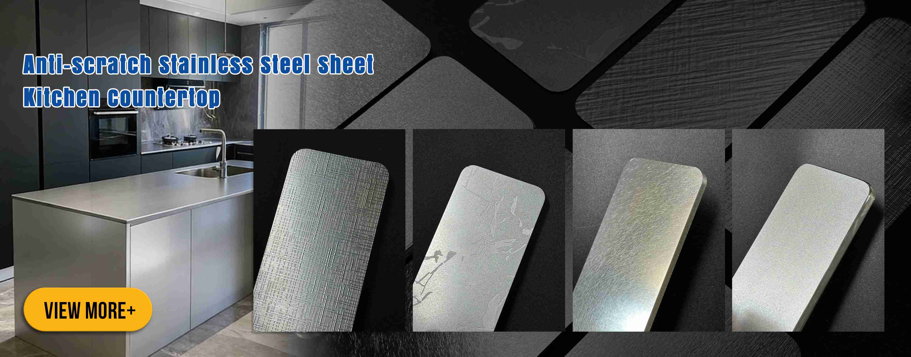 Hoja de acabado de cobre de acero inoxidable.