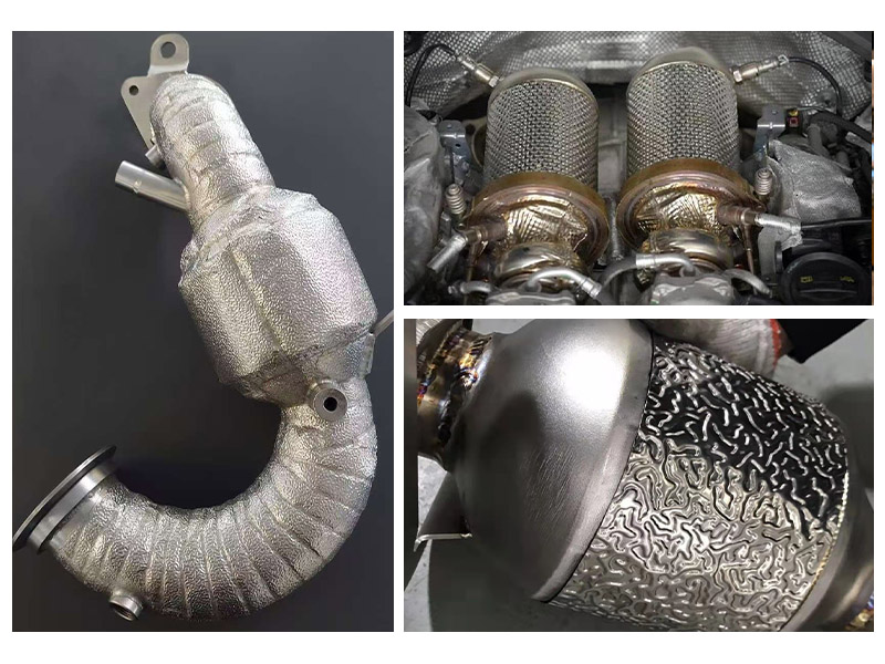 Gold Stainless Steel Exhaust Heat