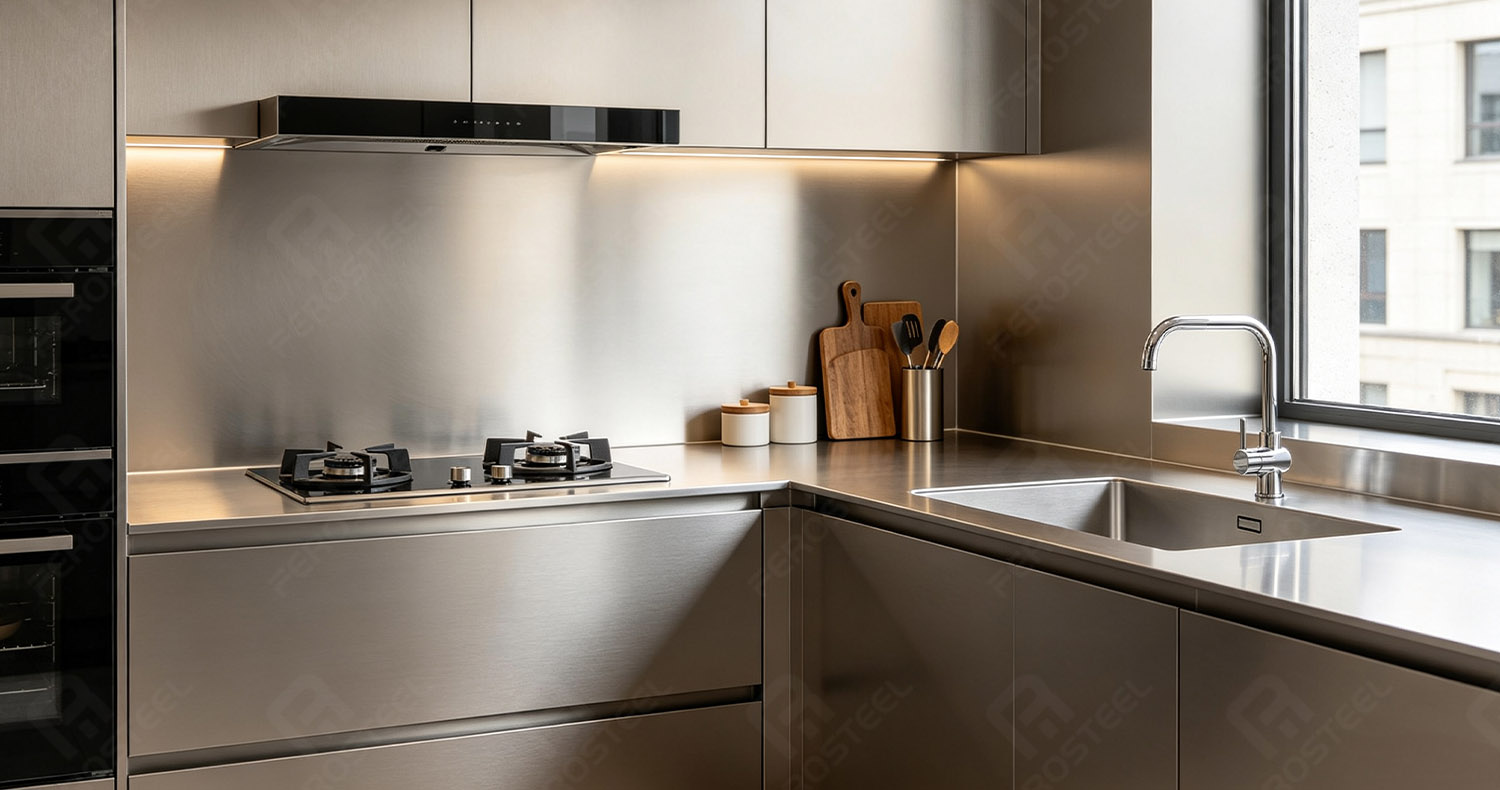 kitchen stainless steel worktop panel kitchen stainless steel worktop panel