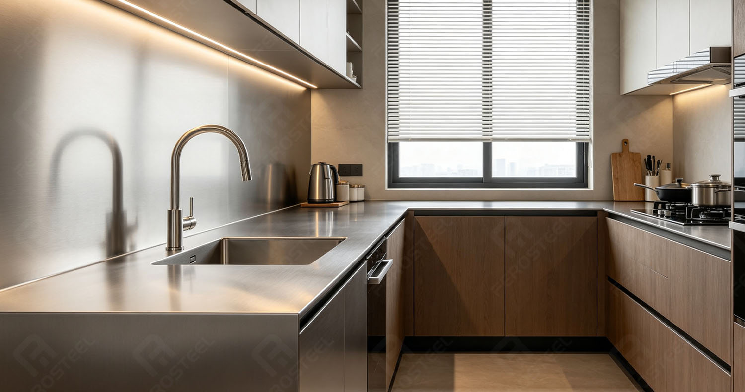 stainless steel countertop sheets