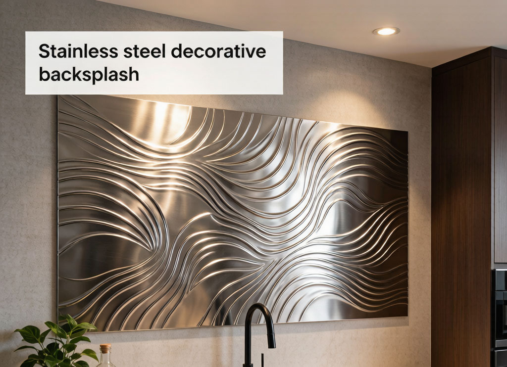 3D wave texture stainless steel sheets