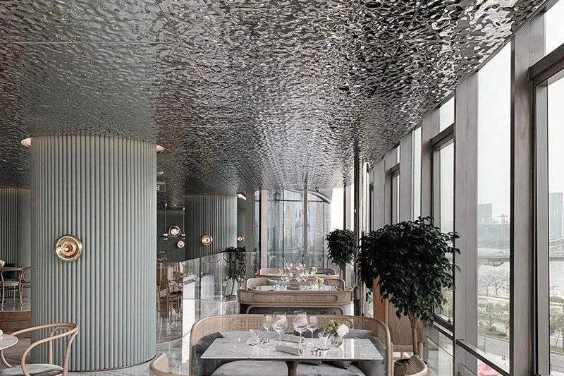 Water Ripple Stainless Steel Ceiling Panels: Thickness and Installation