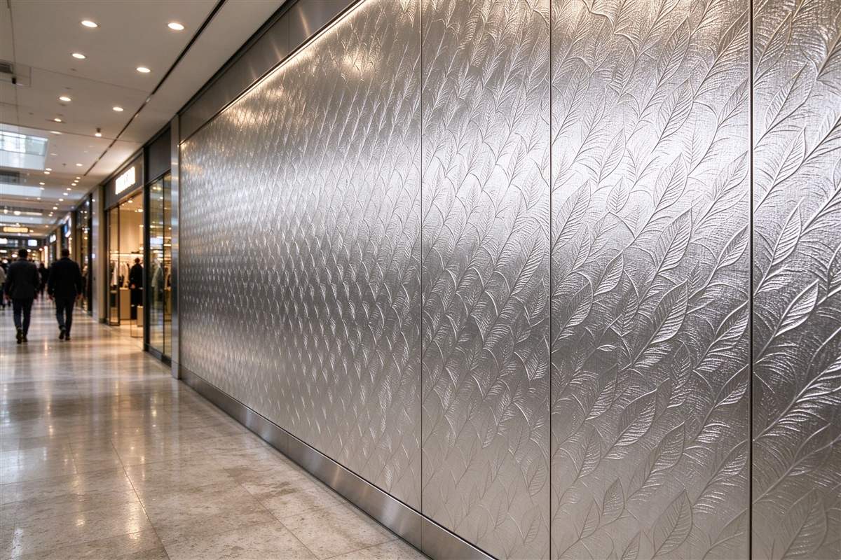 Embossed Stainless Steel Wall Panels for High-Traffic Interiors